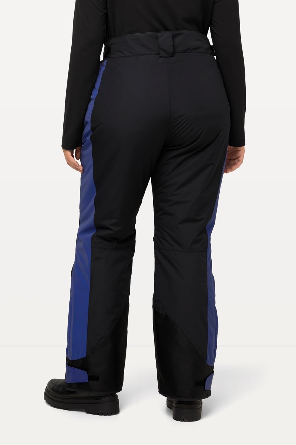 Detalle de Ulla Popken Pantaloni da Sci Riflettenti e Impermeabili da Donna – Taglio sportivo con cinturino regolabile
