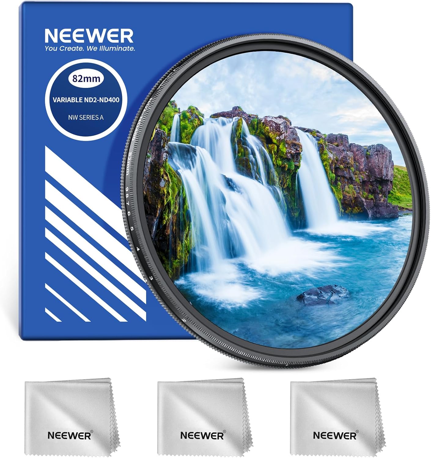 Detalle de NEEWER Filtre ND variable 82mm pour photo