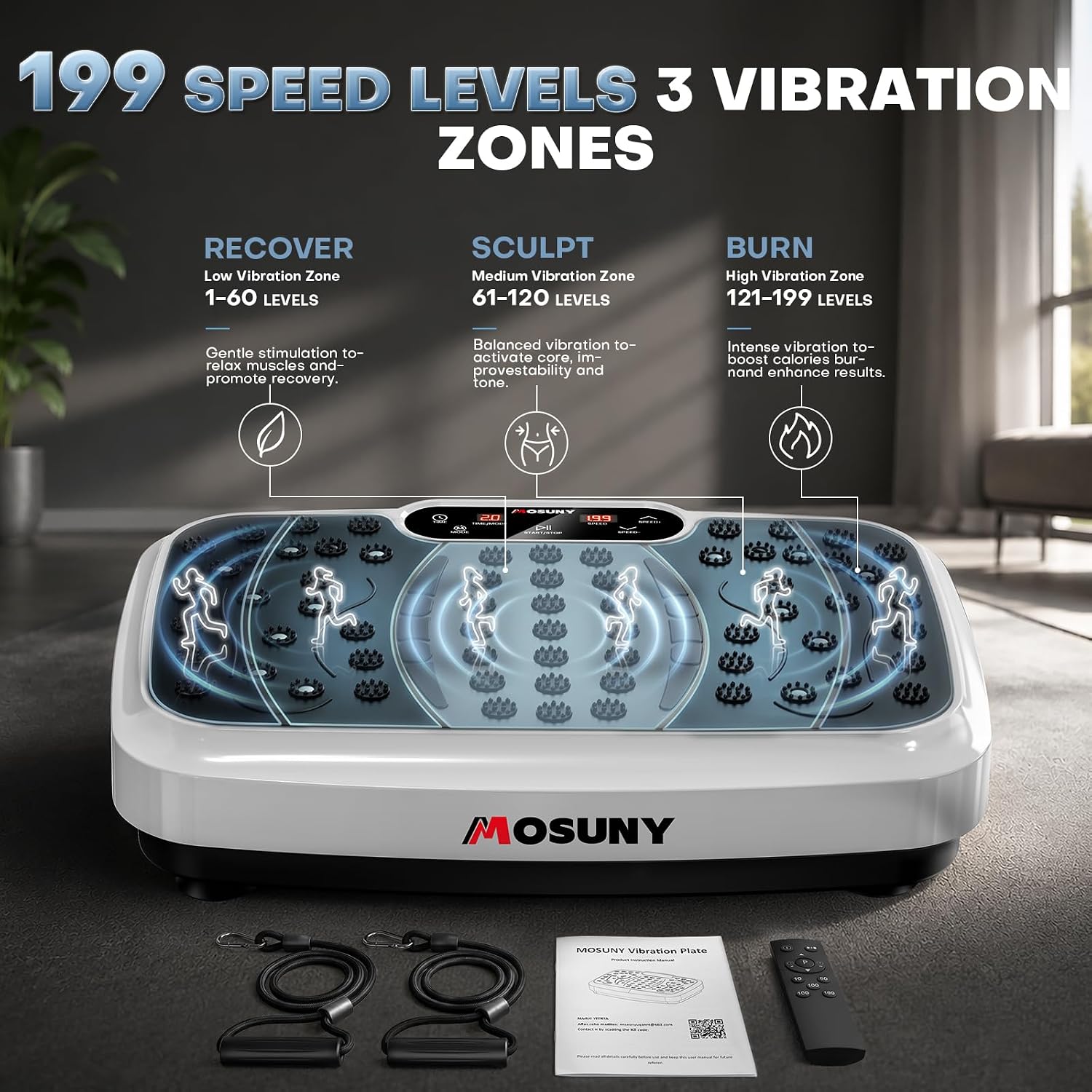 Thumbnail 6 de MOSUNY vibration plate, 7 modes