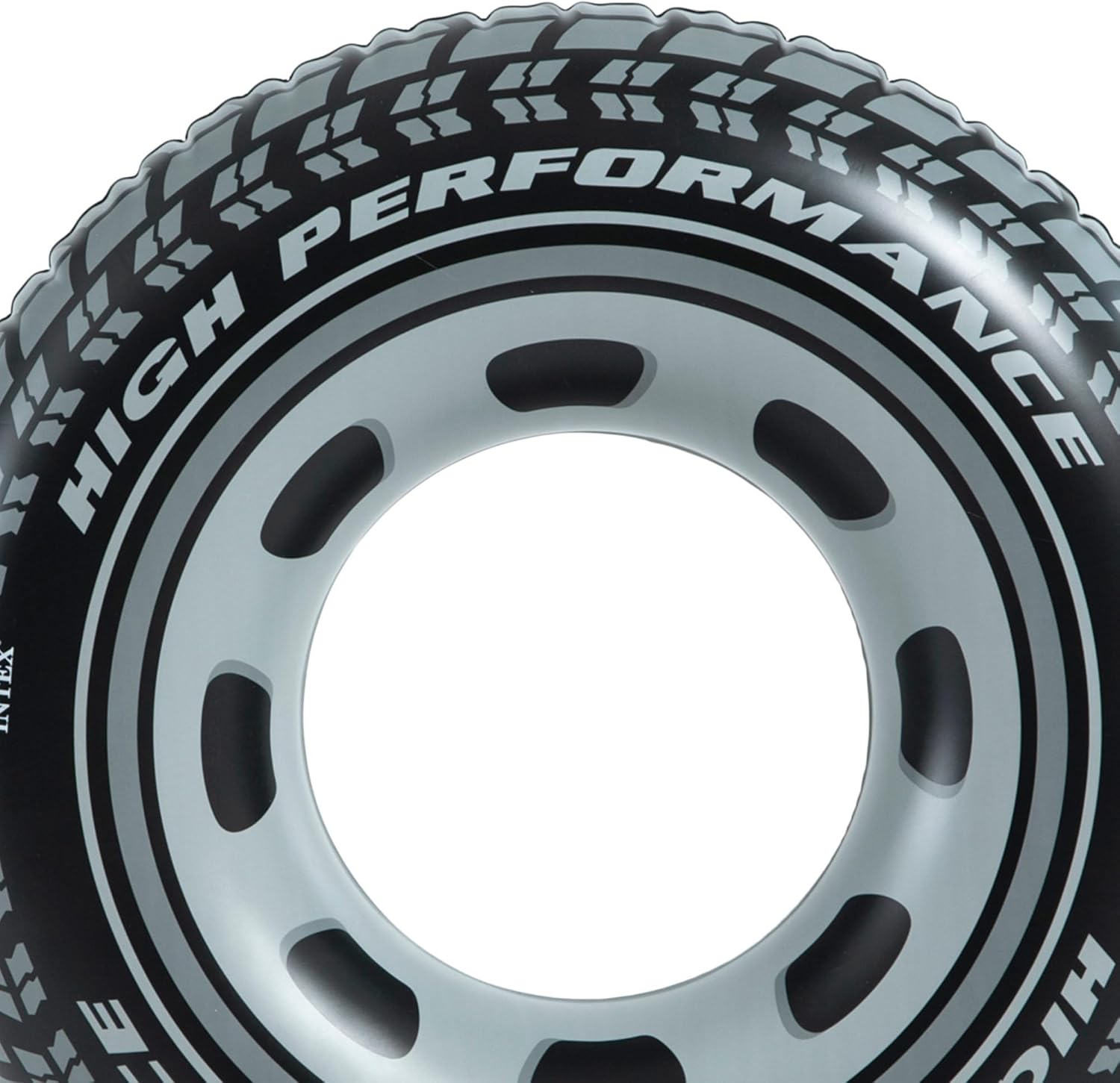 Detalle de Intex Giant Tyre Swim Ring 91cm – Inflatable Car Tyre Print Pool Tube