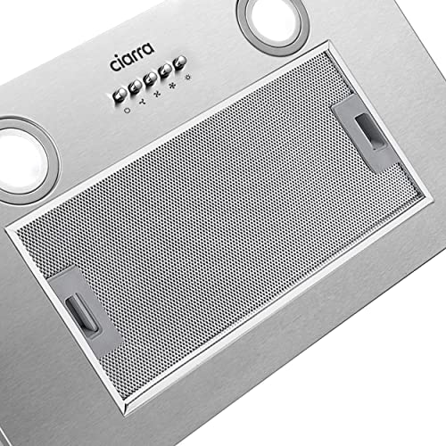 Thumbnail 6 de CIARRA CBCS5913A – Hotte aspirante encastrée 52 cm, 300 m³/h, 2 modes (évacuation ou recyclage)