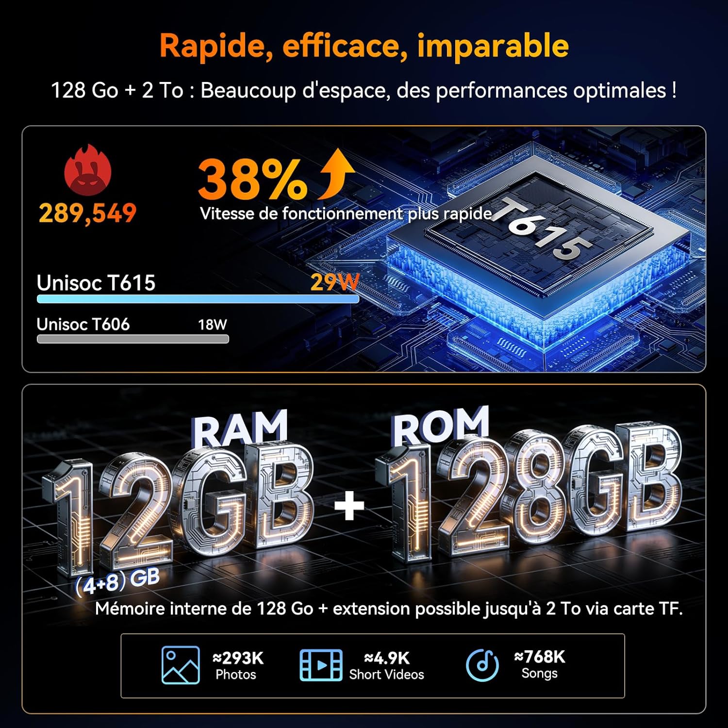 Thumbnail 4 de OSCAL Marine 1 téléphone incassable 6,56"