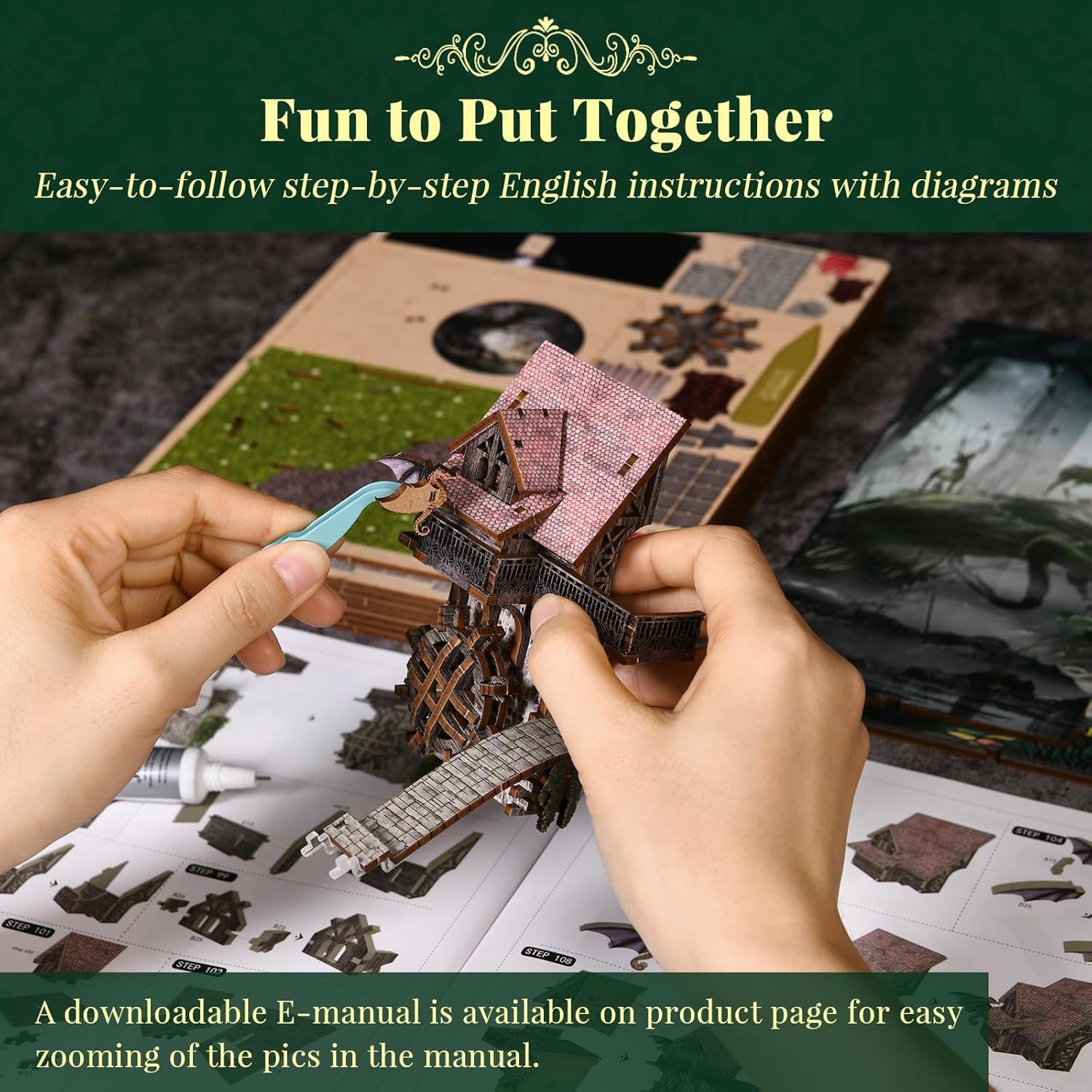 Thumbnail 5 de MiniCity Book Nook Kit – Puppenhaus-Buchstütze