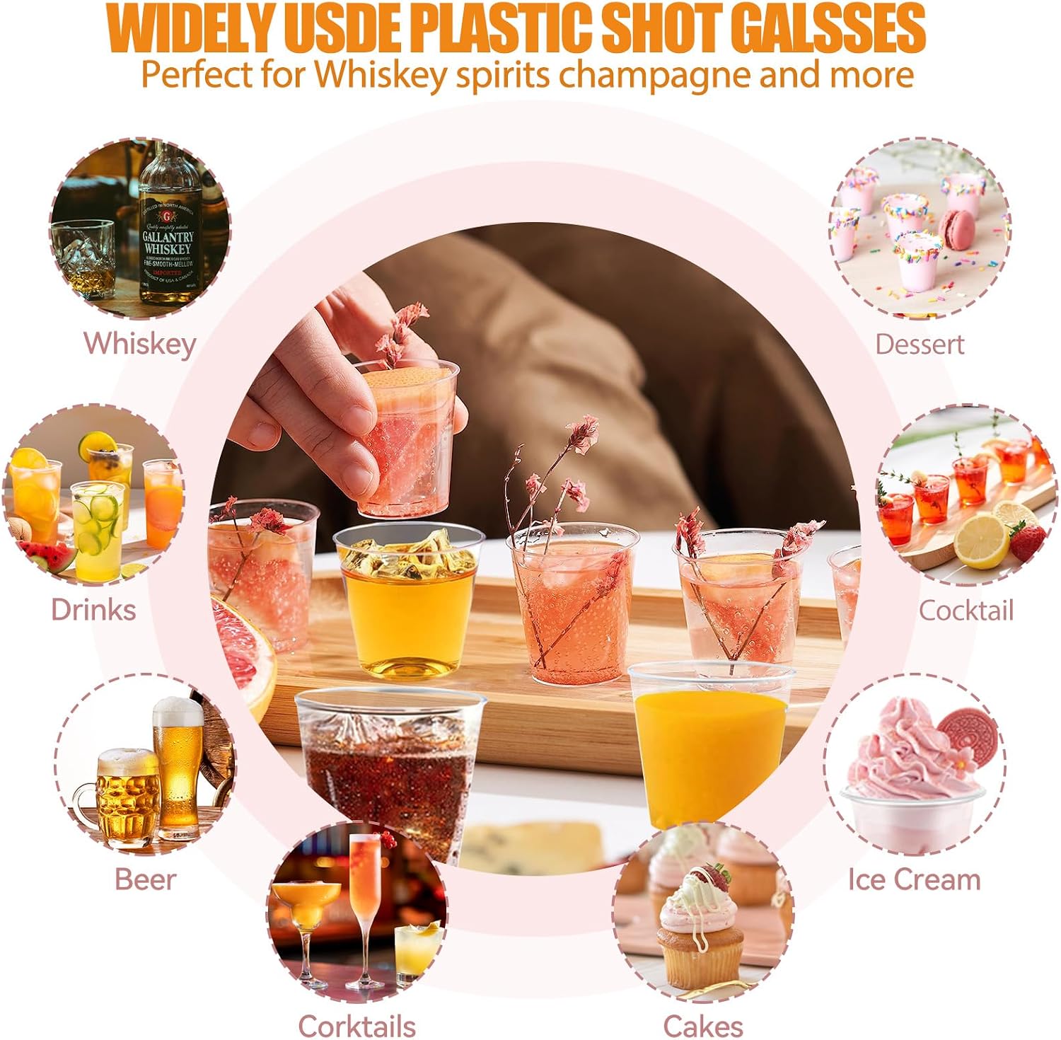 Thumbnail 4 de Behiruch LJG200P snapsglas i plast, 30 ml, 200-pack