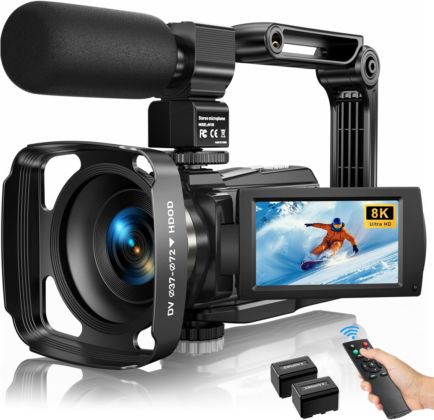 Detalle de 8K Video Camera Camcorder 88MP 18X Zoom