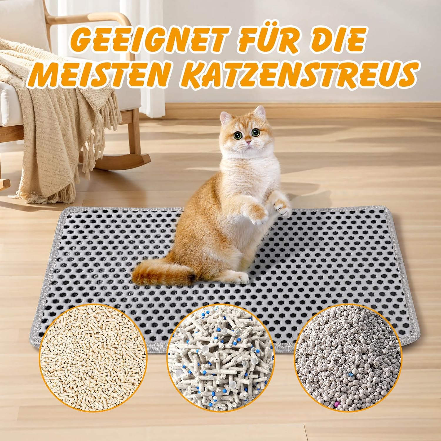 Thumbnail 5 de Katzenklo Matte 60 x 40 cm 🐾