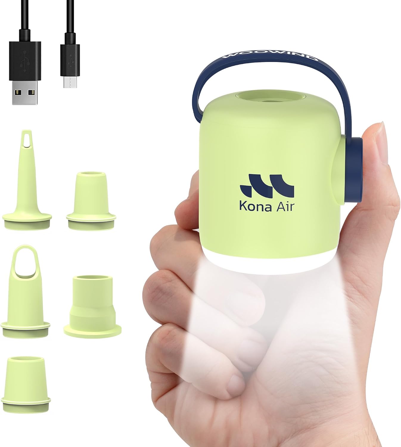 Thumbnail 6 de Woowind Kona Air Rechargeable Electric Pump (4.5kPa) for Inflatables – with 5 Nozzles