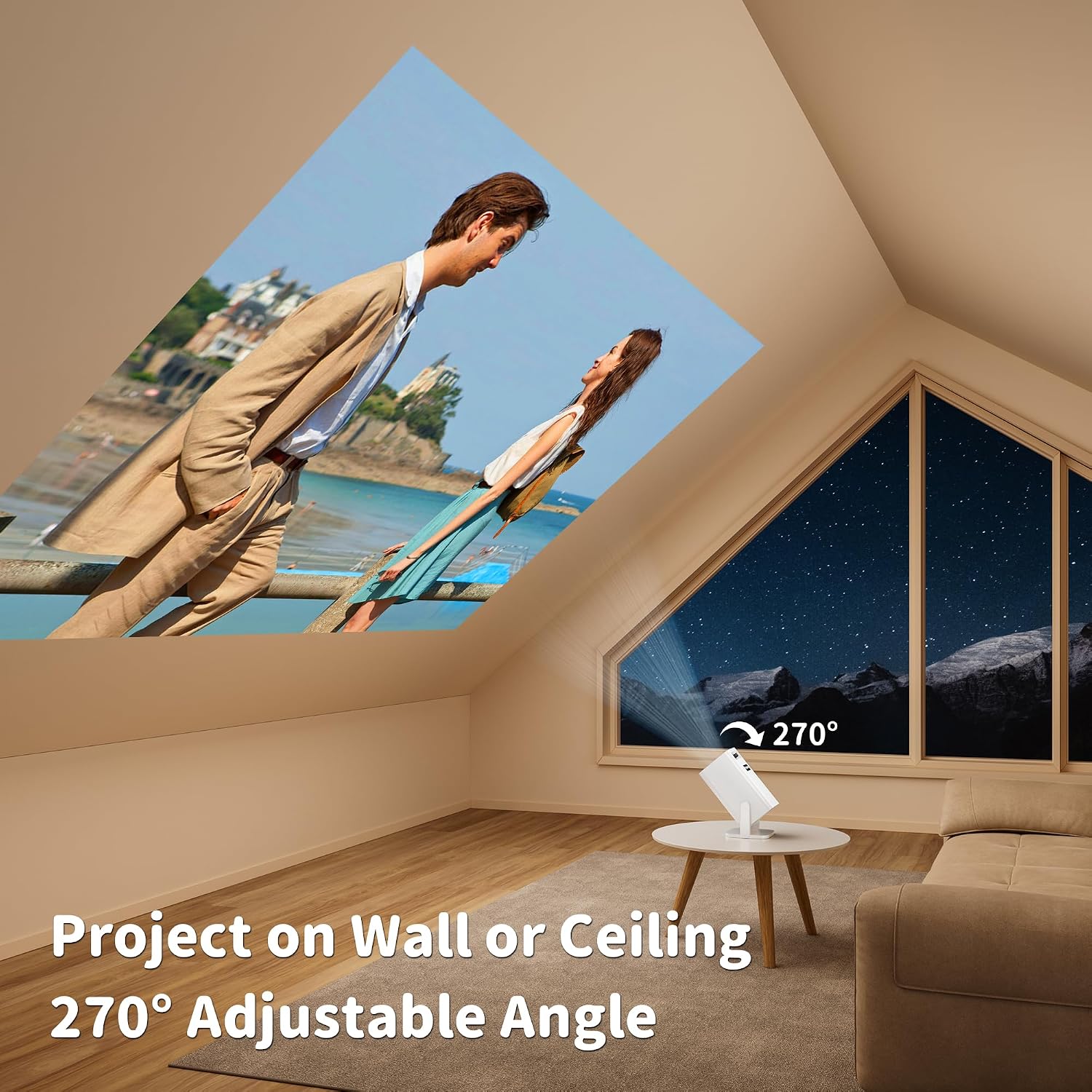 Detalle 1 de Mini Projector with 4K Input Support