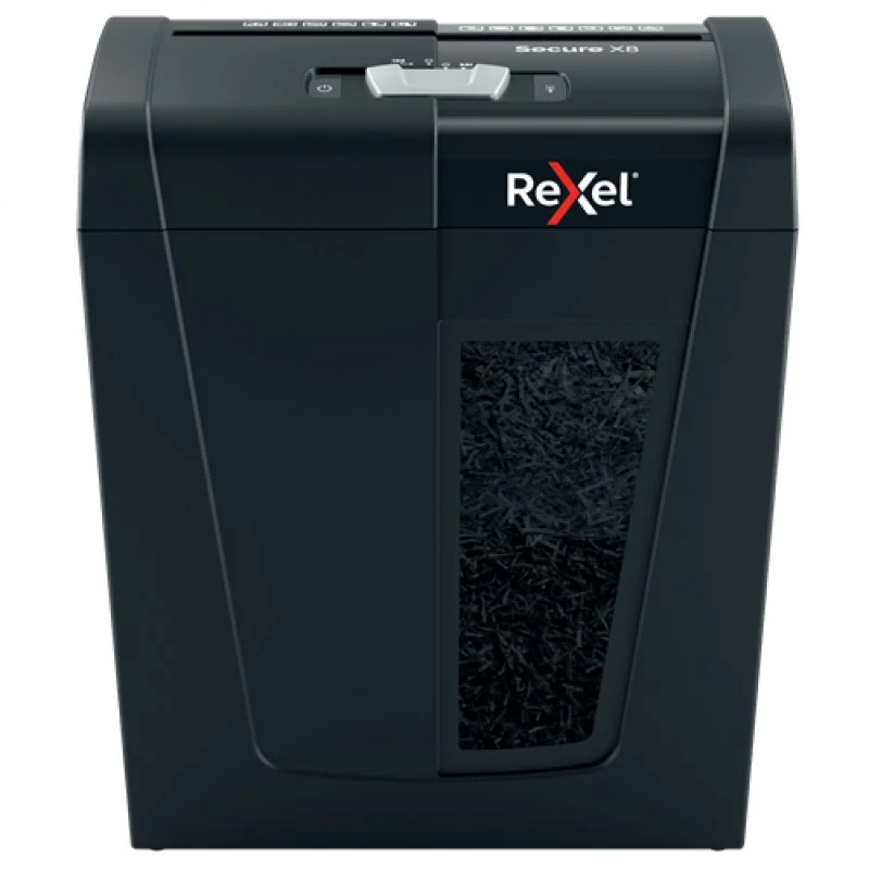 Detalle de Rexel Secure X8, destructora de papel P-4 de 14 litros para uso doméstico