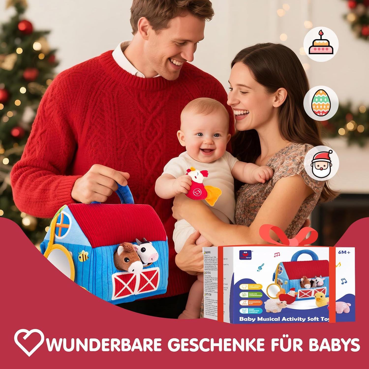 Thumbnail 6 de hahaland Bauernhof Spielzeug 6 Monate