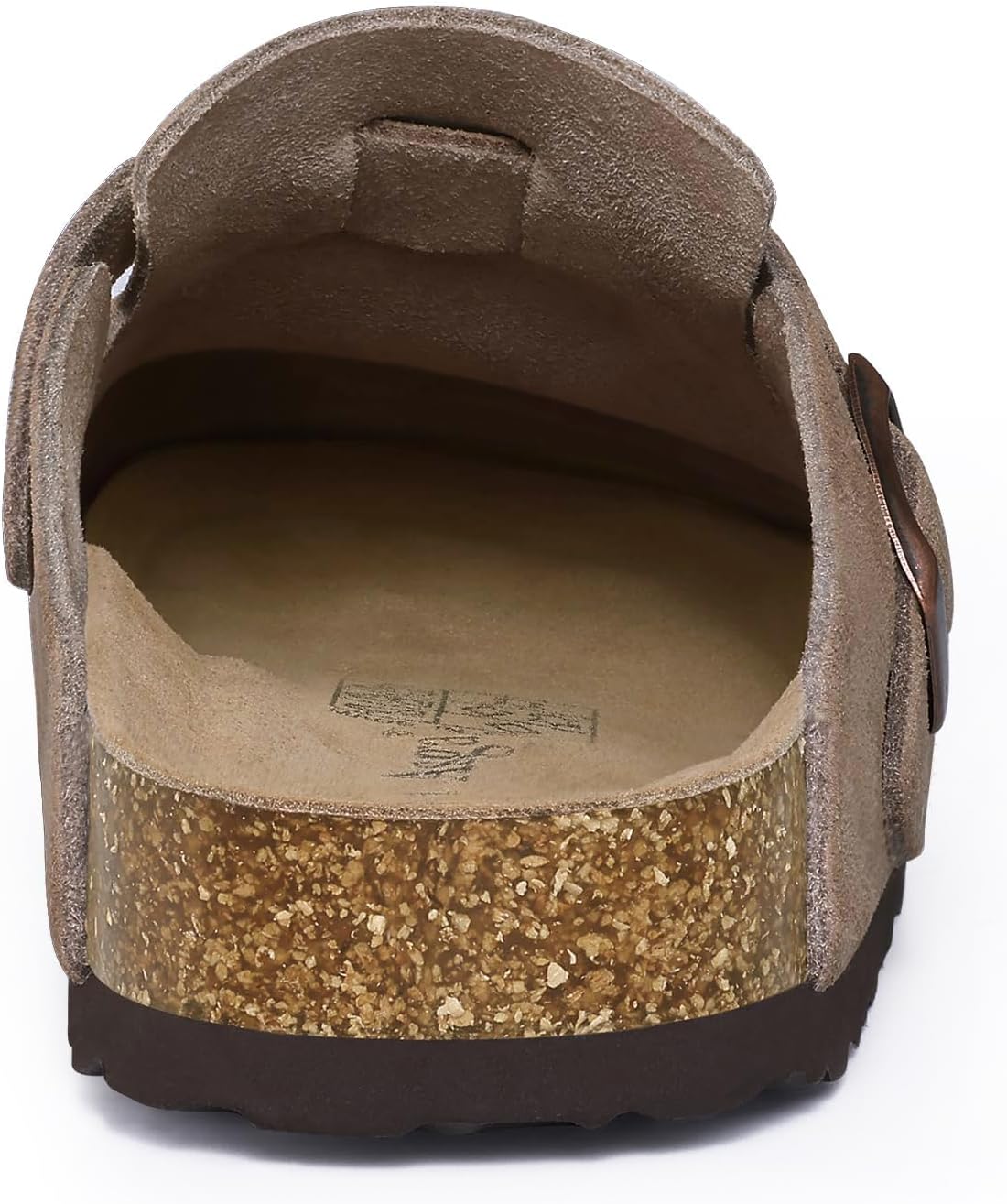 Thumbnail 4 de Asgard Genuine Suede Clogs with Arch Support Cork Footbed for Women & Men Leather Mules