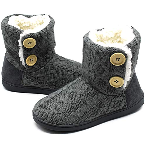 Detalle 2 de Chausson femme ONCAI hiver fourrure