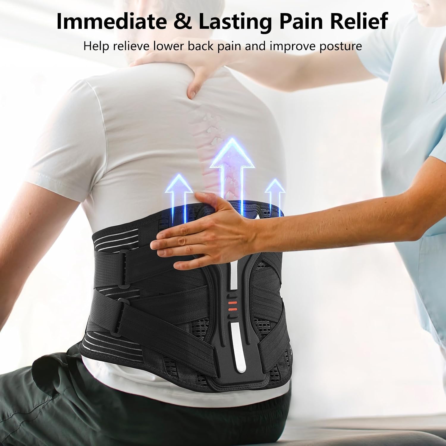 Detalle 2 de SueStar lumbar support brace, Y-shaped support