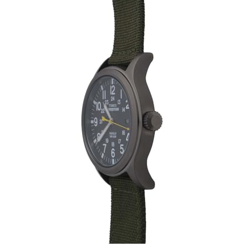 Detalle 2 de Timex T49961 reloj análogo cuarzo hombre, correa nailon
