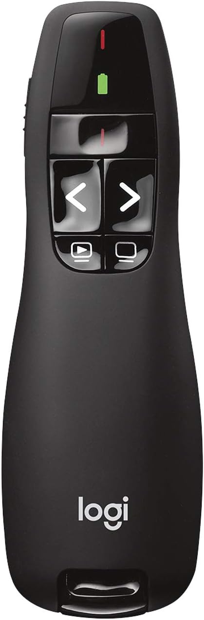 Detalle de Logitech R400 910-001354 Wireless Presenter with Red Laser and USB Receiver