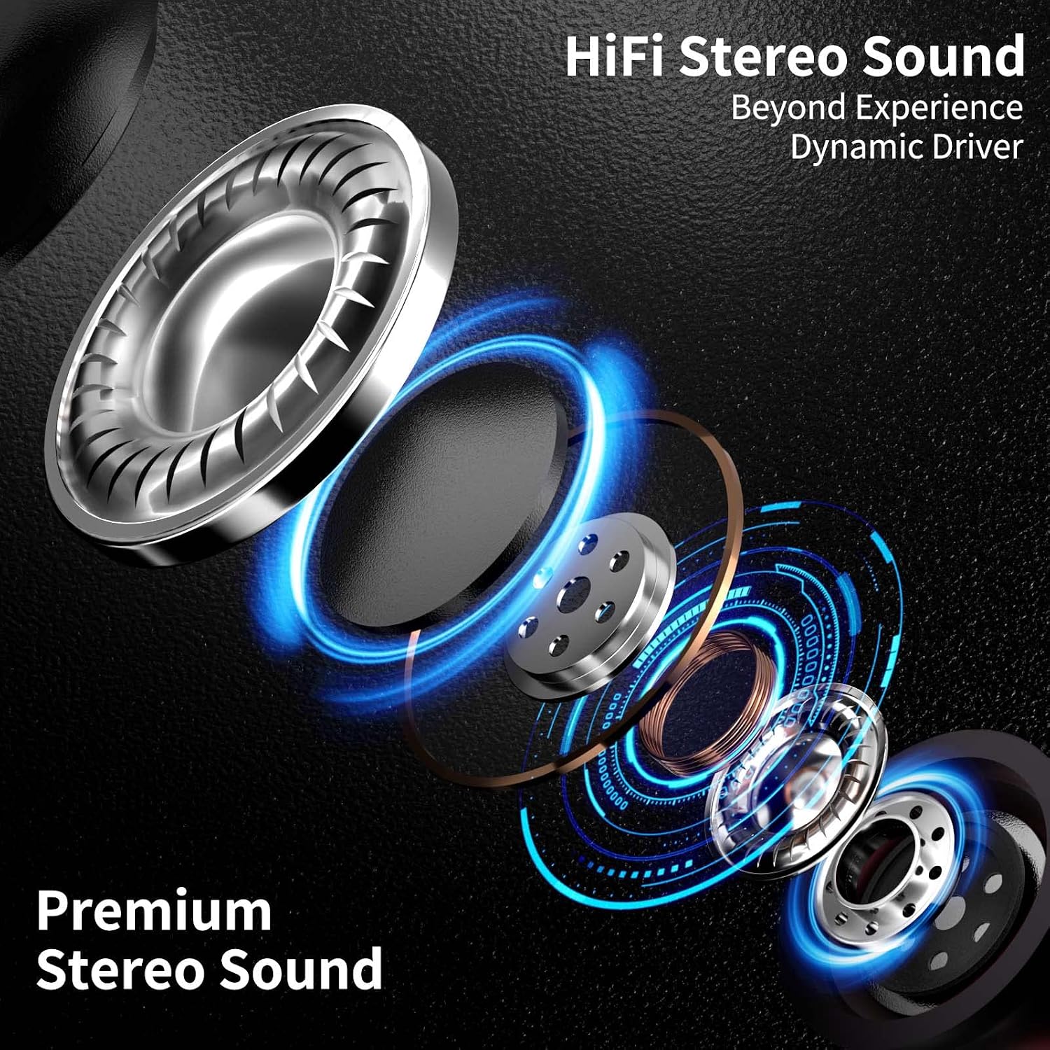 Detalle de HGCXING HGCXING00043 Wired Earbuds, 3.5 mm Magnetic In-Ear Headphones