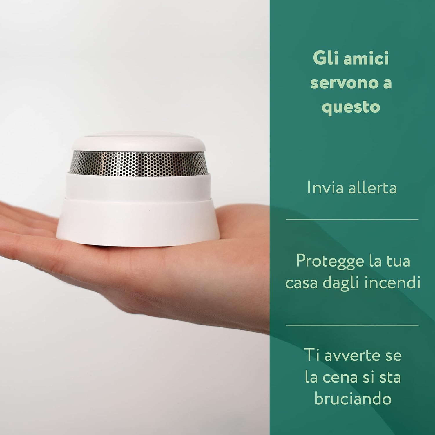 Thumbnail 4 de frient Sensore di Fumo Wireless | Intelligent Smoke Alarm con Notifica Istantanea