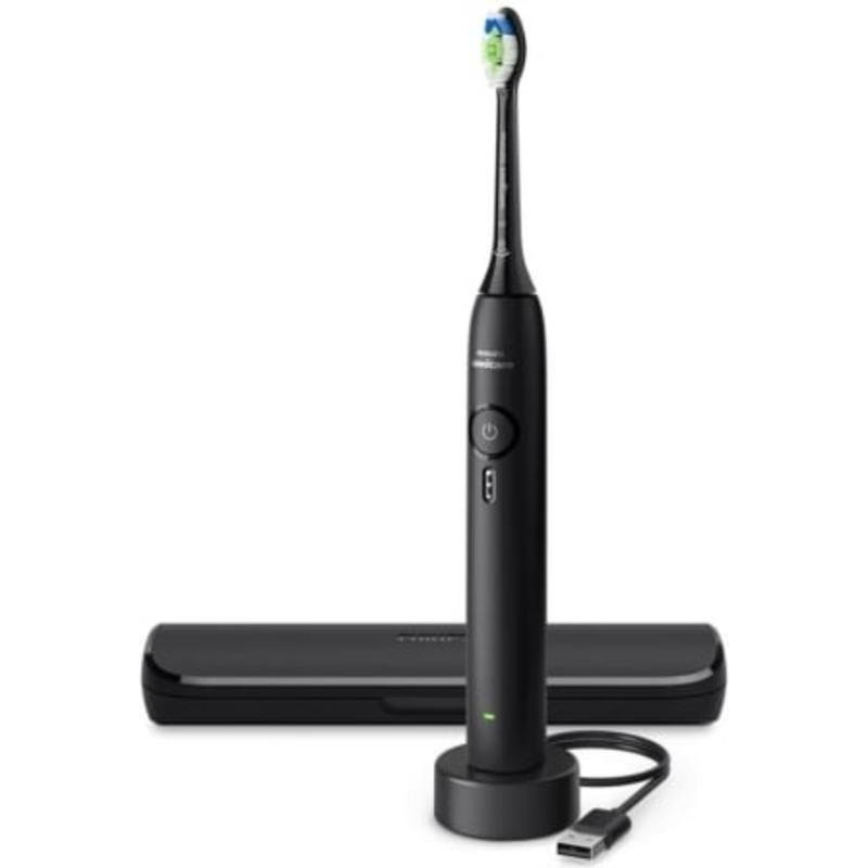 Detalle de Cepillo de Dientes Sónico Philips Sonicare 3100 HX4033/32: 1 modo, 1 cabezal, sensor de presión y estuche