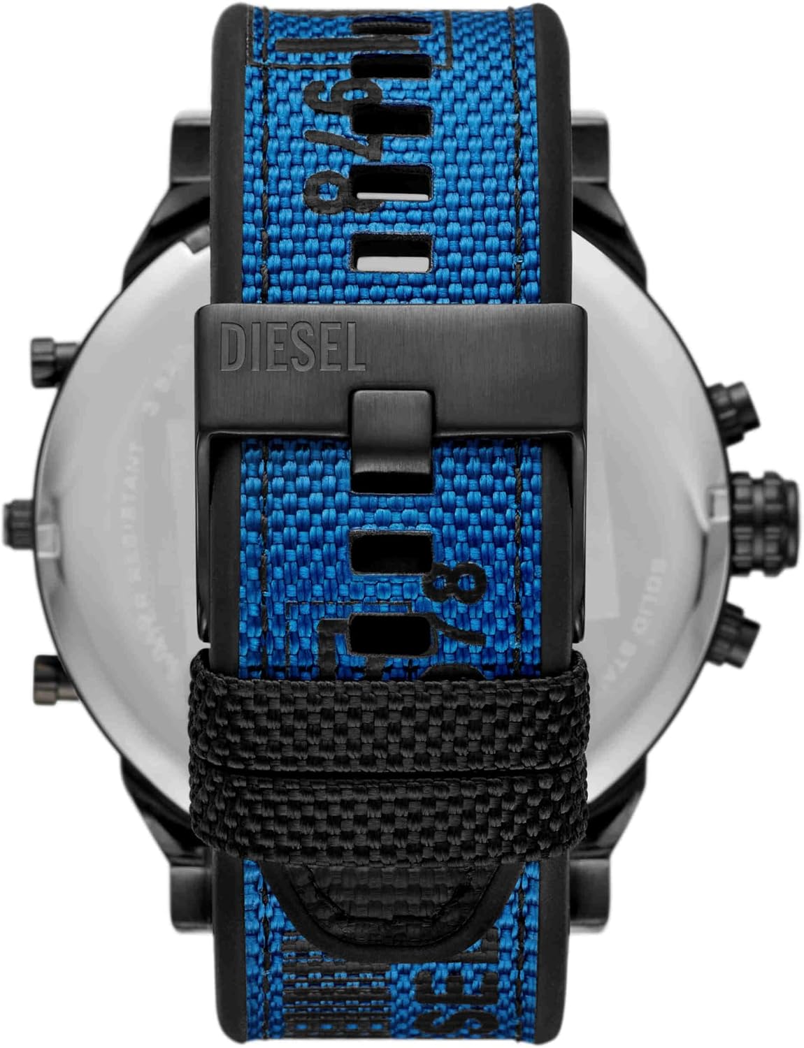 Detalle de Diesel Mr. Daddy Reloj 57 mm grafito y azul