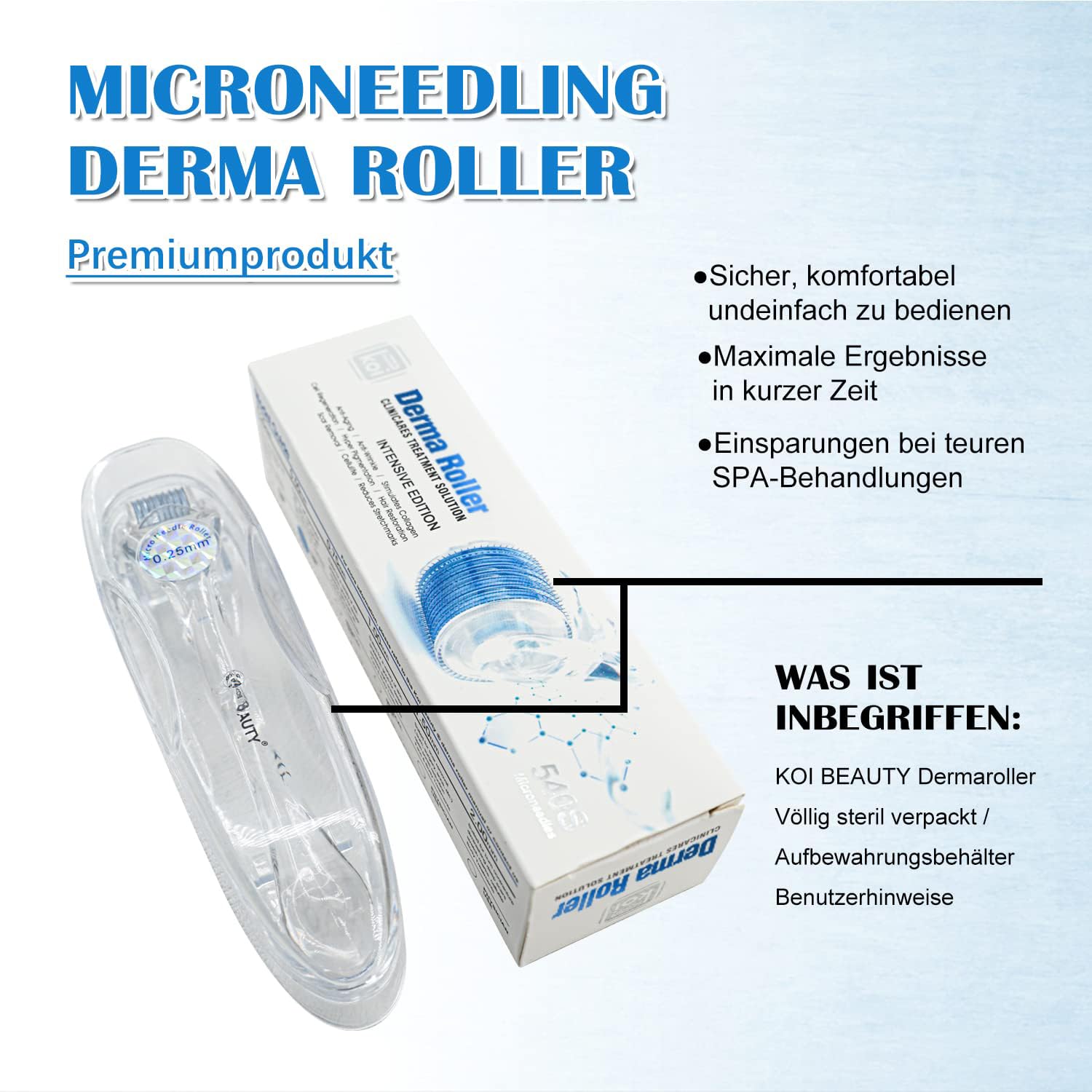 Thumbnail 5 de KOI BEAUTY Derma Roller 1,5 mm für Microneedling