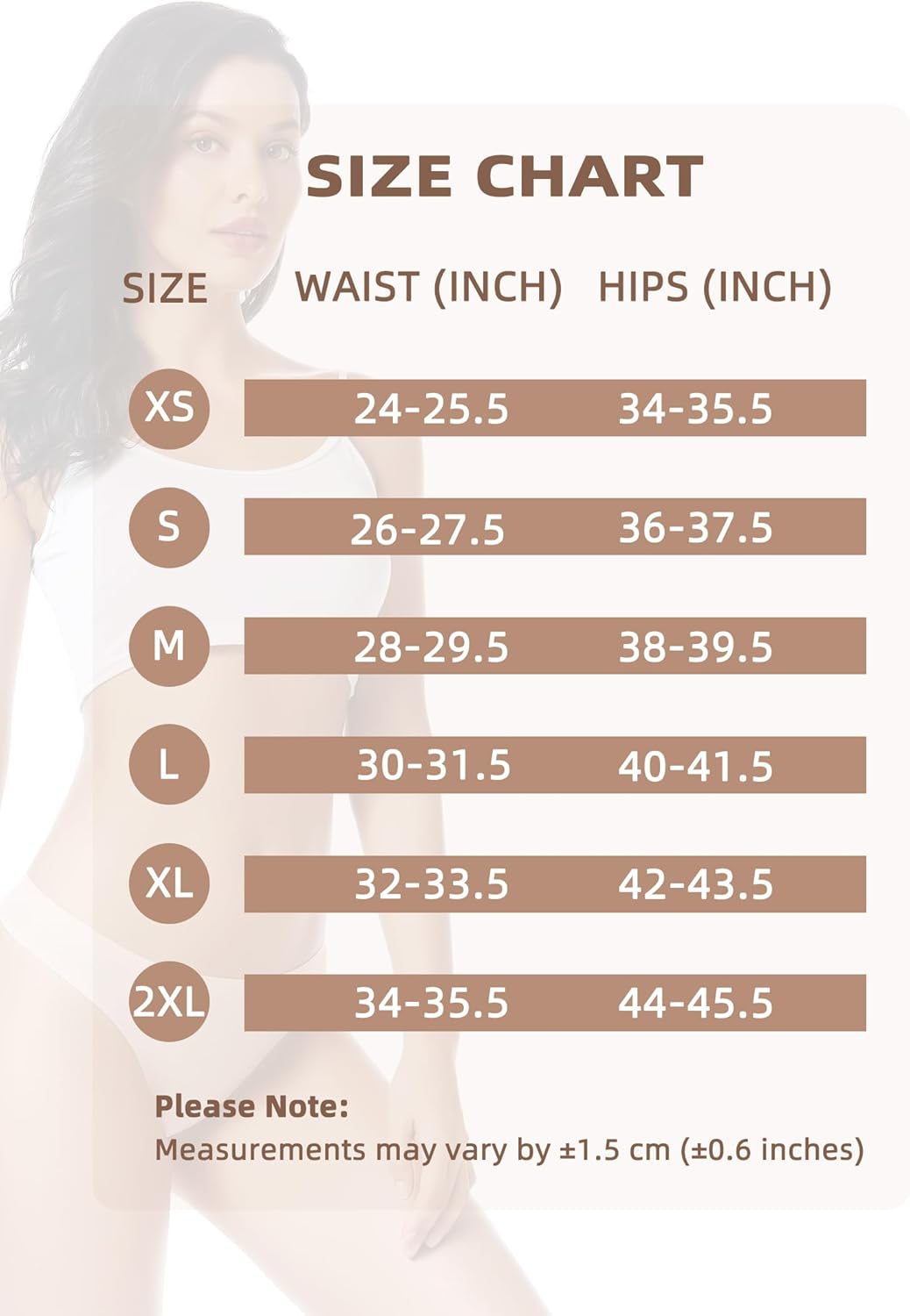 Thumbnail 5 de VOENXE Seamless Women Thong 5-Pack