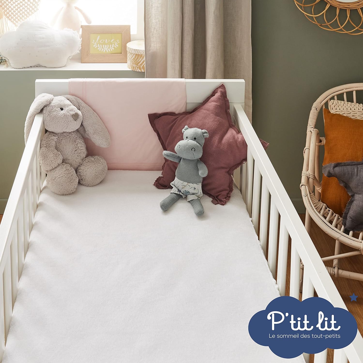 Thumbnail 3 de P'tit lit Coprimaterasso Bambini Antiacaro e Impermeabile 70x140 cm – 100% cotone, assorbente e silenzioso