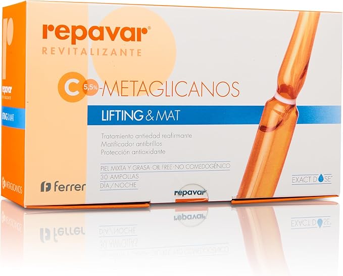 Detalle de Repavar Revitalizante Sérum Facial Vitamina C 💧 30 Ampollas