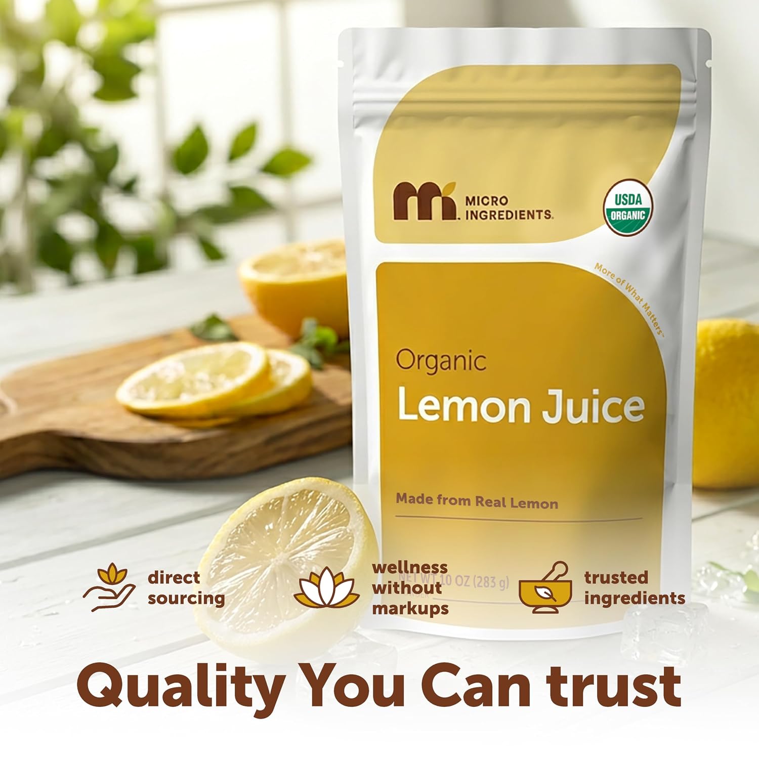 Thumbnail 6 de Micro Ingredients SPB-Parent Organic Lemon Juice Powder, 10 oz, No Sugar or Additives