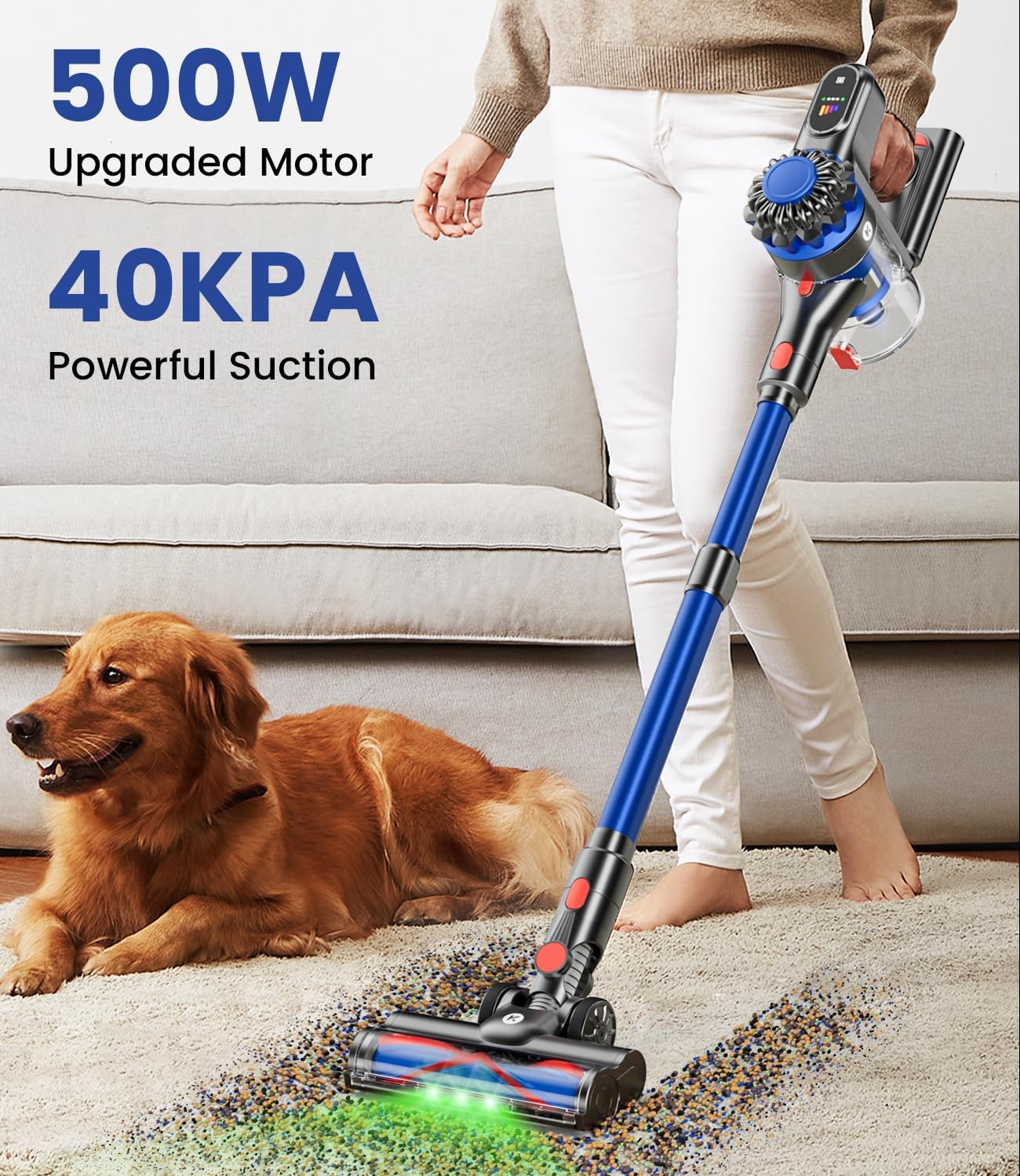 Detalle 2 de KARDV Cordless Vacuum 60-Minute Run Time ⌈8 in 1⌉