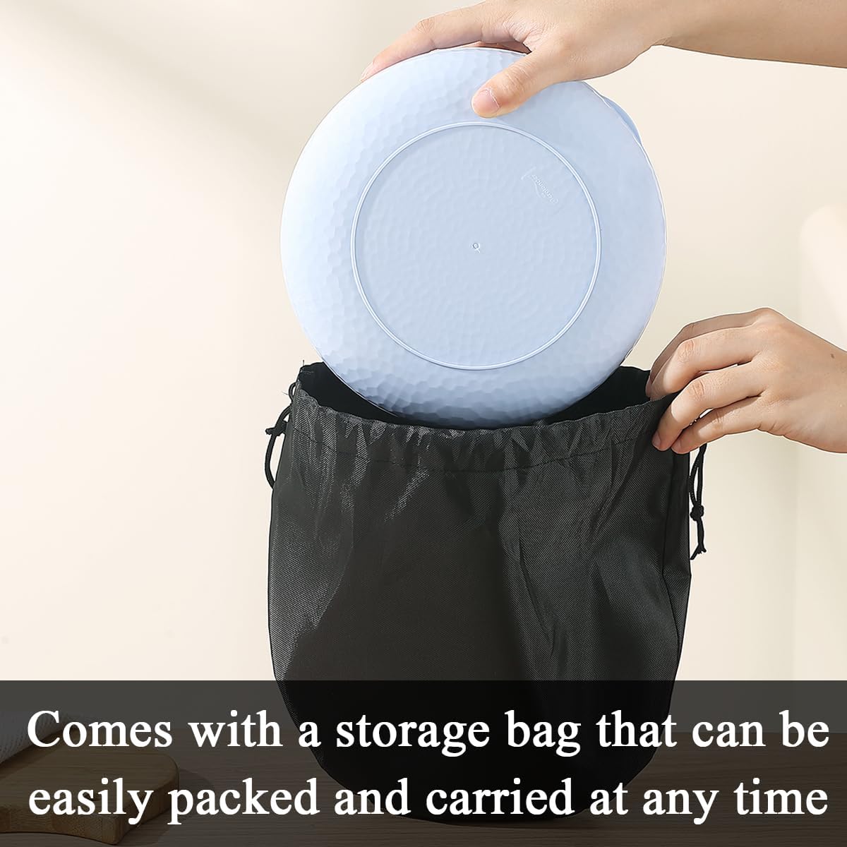 Thumbnail 6 de Evanda Camping Mess Kit with Bowl, Plate, Cup, Spoon, Fork, Knife and Carry Bag