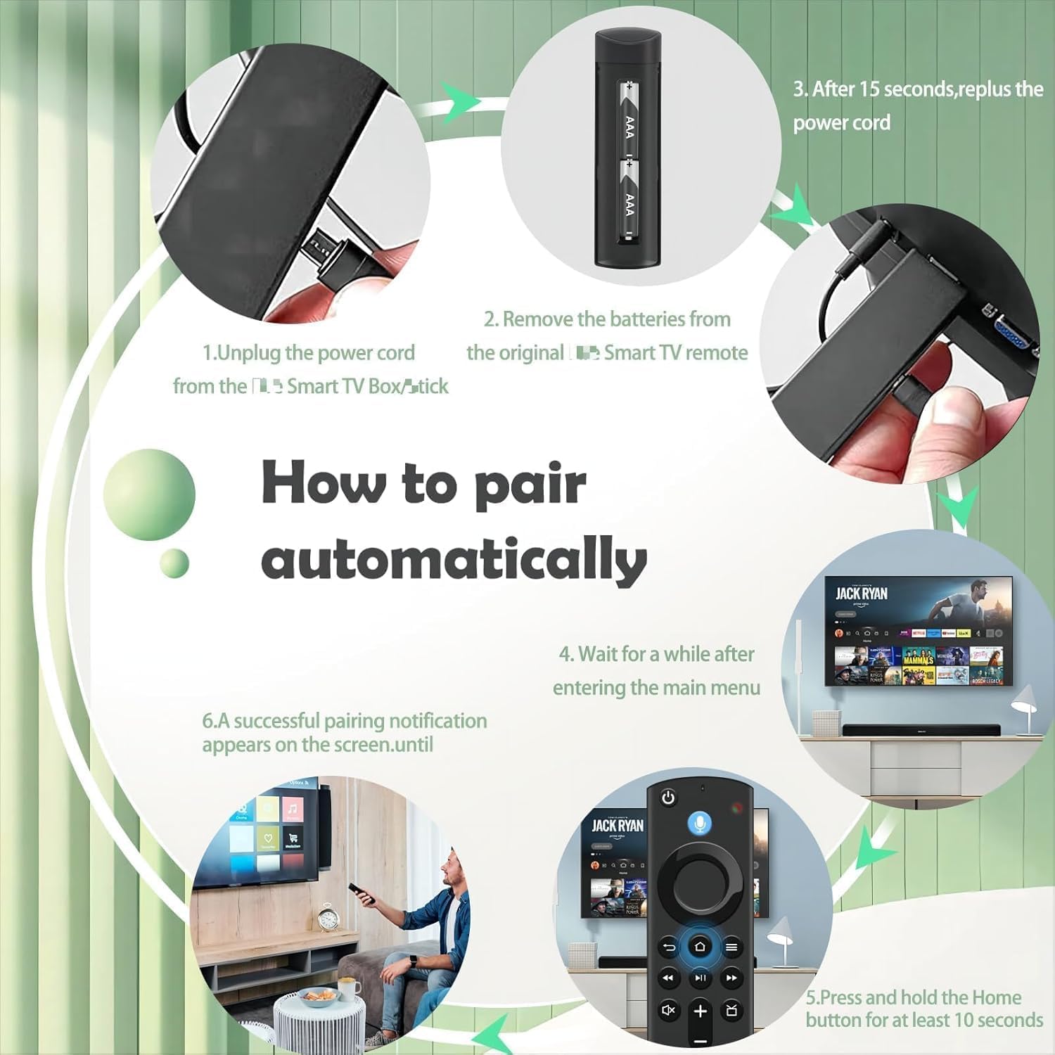Thumbnail 3 de Replacement Voice Remote 3rd Gen for AMZ Smart TVs 4K/4K Max/Lite/Cube Stick