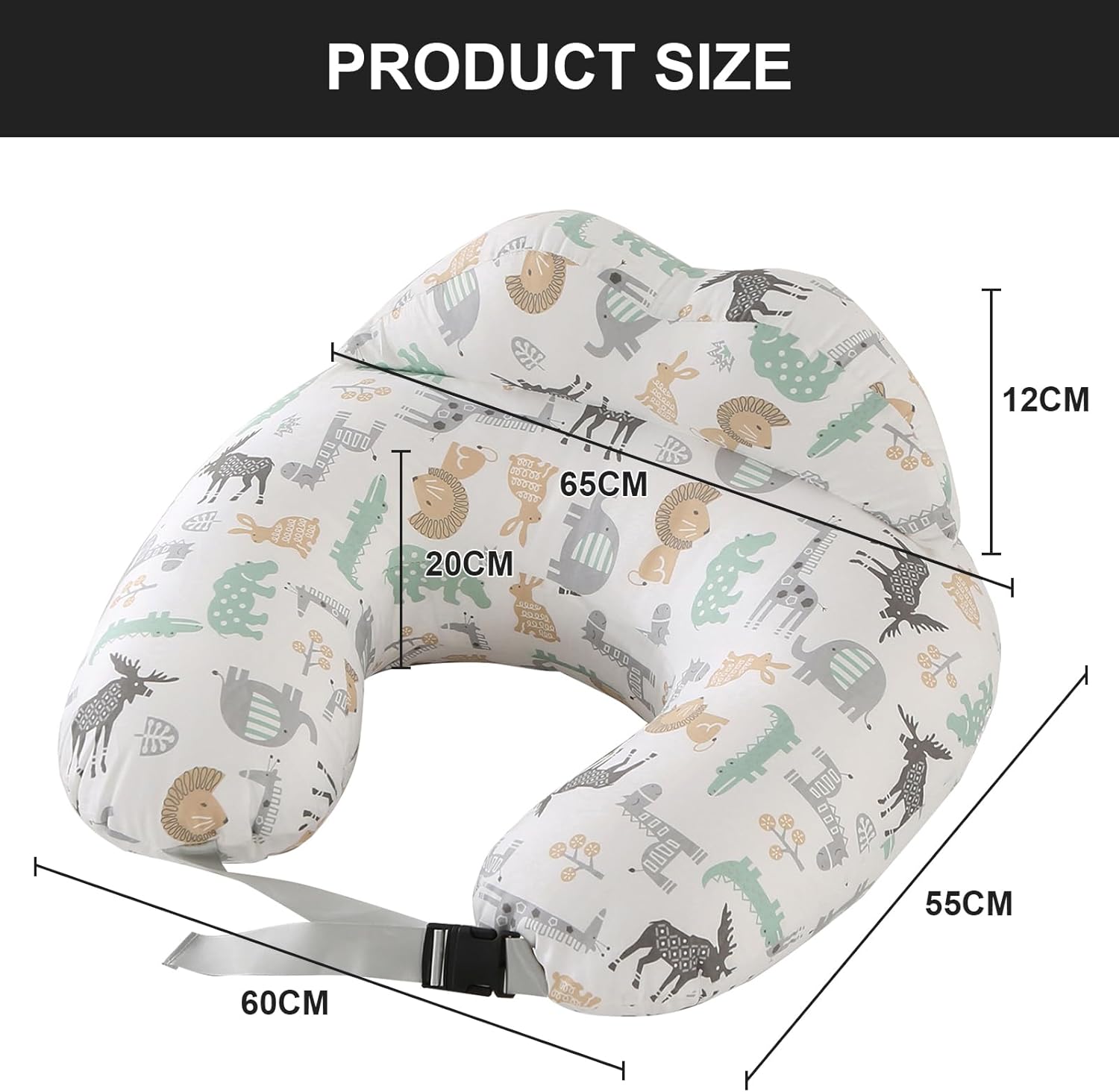 Thumbnail 1 de Topchances Pregnancy U-Shaped Nursing Pillow