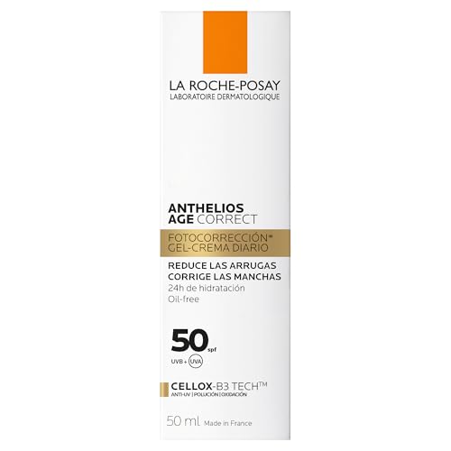 Detalle de La Roche-Posay Gel-Crema Protector Antiedad SPF50 | Fotocorrector diario con Cellox-B3 Tech