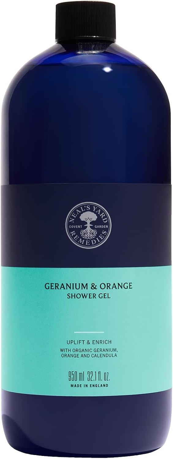 Detalle de Neal's Yard Remedies Geranium & Orange Shower Gel
