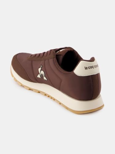 Thumbnail 3 de Le Coq Sportif RACERONE – Sneaker mixte design rétro, tige nylon/suède, Chicory Coffee, taille 44