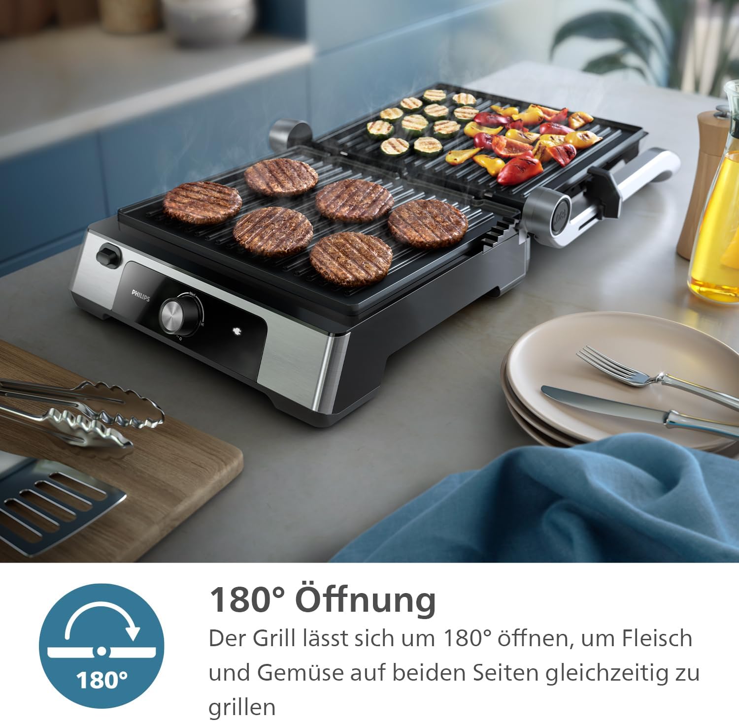 Thumbnail 4 de Philips HD6301/90 Kontaktgrill 60–200°C 🍖