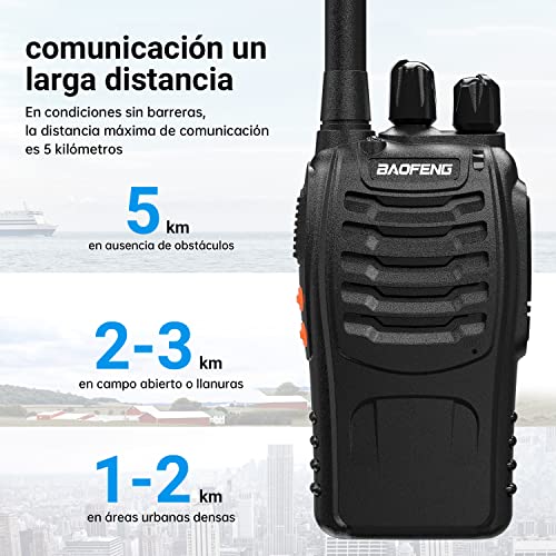 Detalle 2 de Baofeng Walkie Talkie Profesional PMR 馃摗 Recargable, 16 Canales