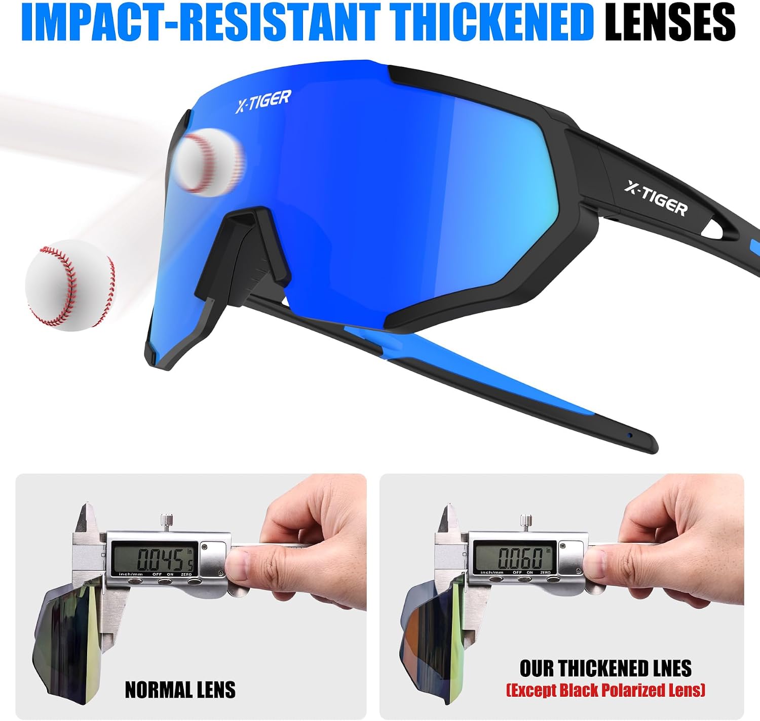 Thumbnail 3 de X-TIGER Gafas de Ciclismo 5 Lentes Intercambiables