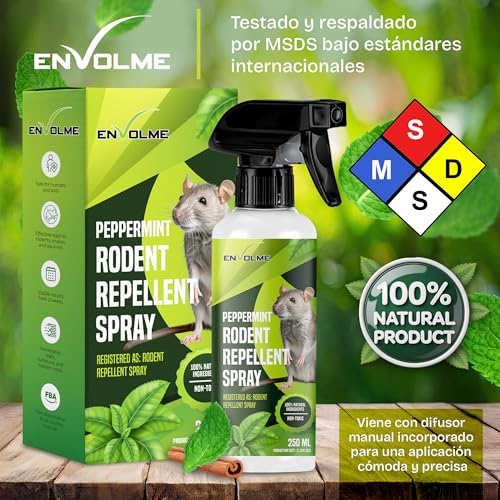 Thumbnail 5 de ENVOLME Ahuyentador de Ratas — Spray repelente natural para roedores en coche y espacios interiores