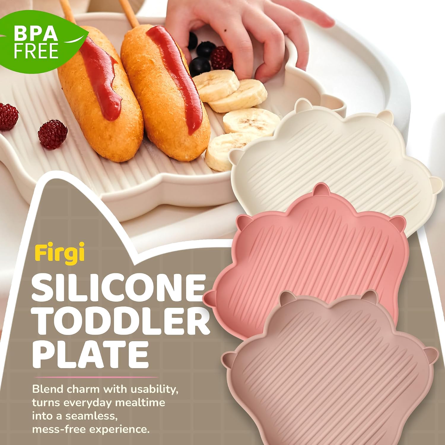 Detalle 2 de Firgi Silicone Baby Plate