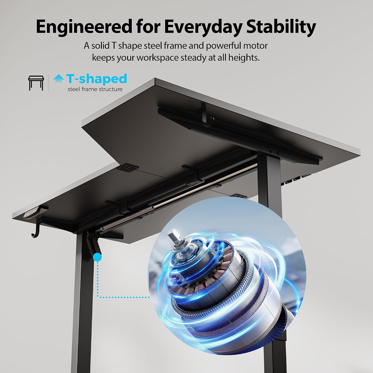 Thumbnail 4 de Agilestic Electric Standing Desk L-Shaped 55"
