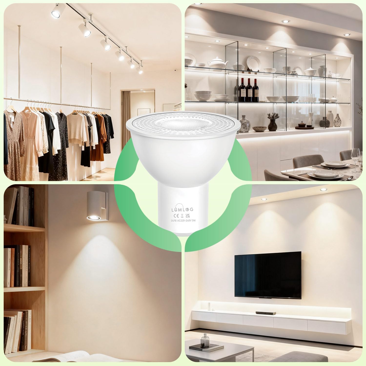 Thumbnail 6 de Lumlog GU10 5W LED Spotlight 4000K