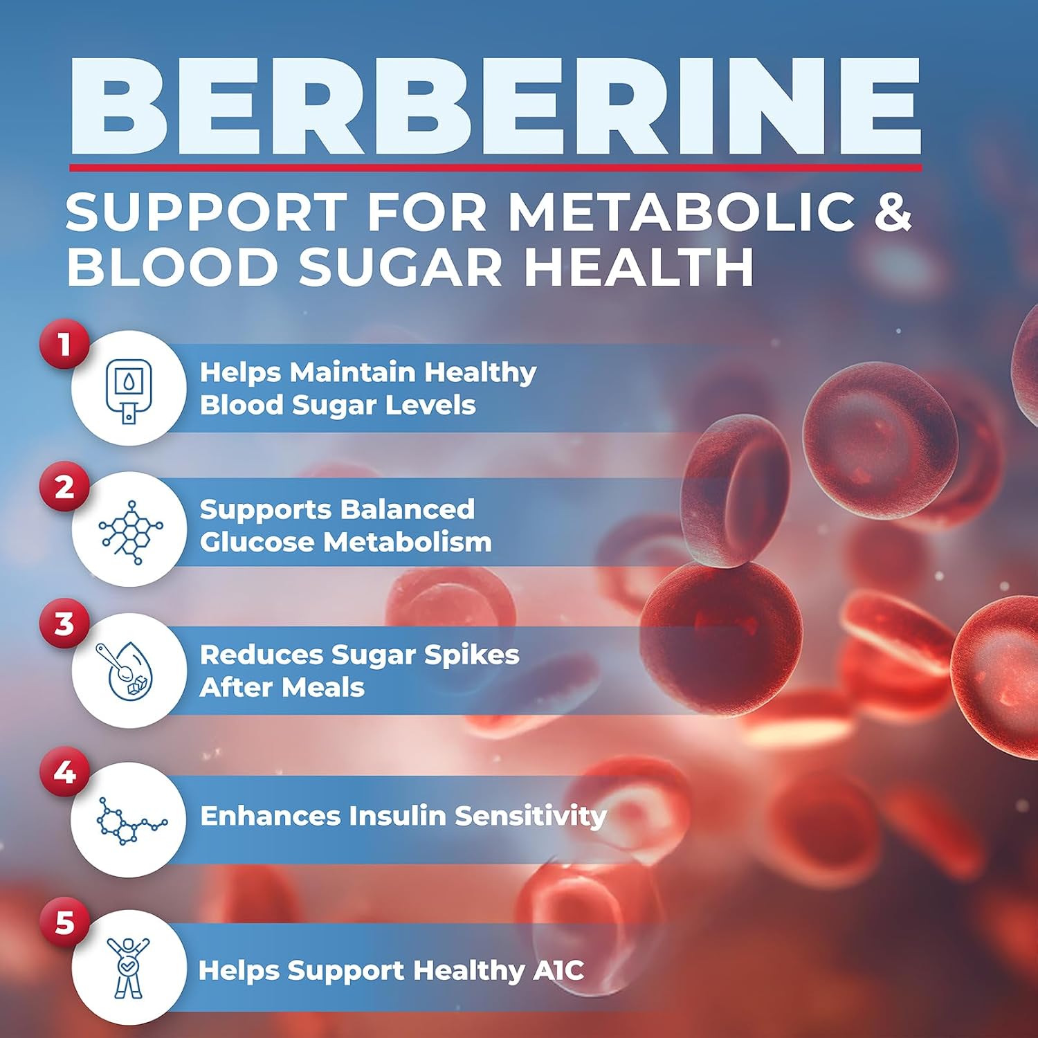 Detalle de Berberine supplement 500 mg capsules