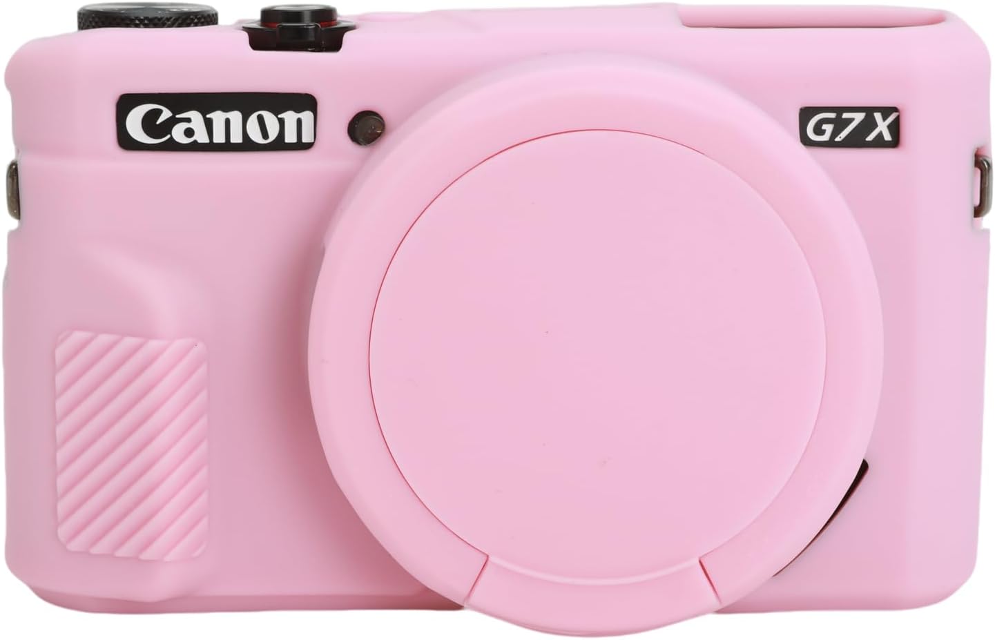 Detalle de Aisnyho siliconen beschermhoes voor Canon PowerShot G7X Mark II, roze