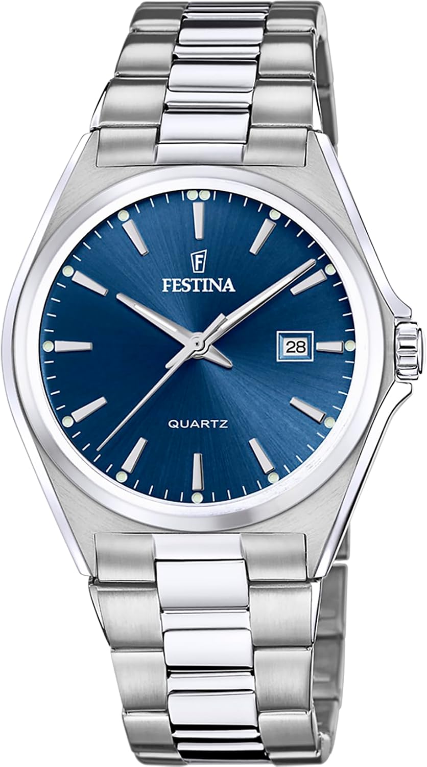 Detalle de Festina F20552/3 Montre-Bracelet Homme – acier inoxydable, style klassisch