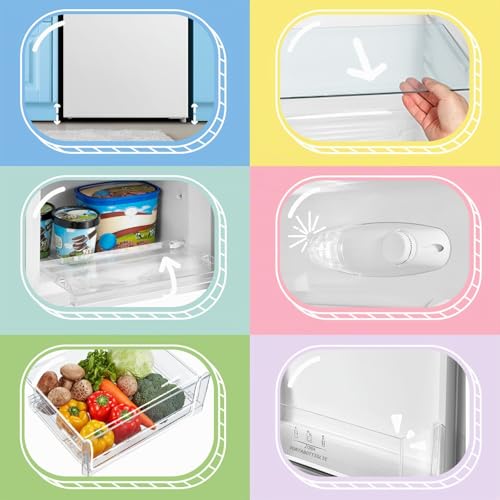 Detalle de COMFEE' RCB169WH2(E) Frigorifero Combinato 174 L, 150 cm, Bianco