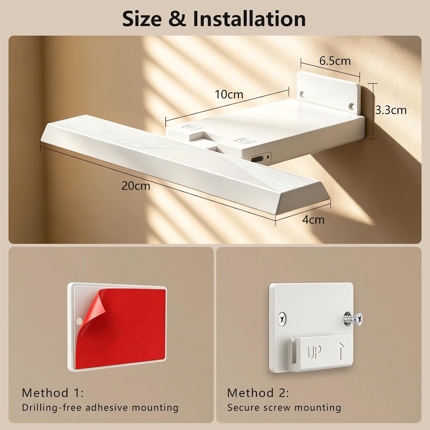 Detalle 2 de Coollamp 2Pack Picture Lights for Wall – Cordless LED Dart Board & Art Lighting with Remote, 3 Colour Temperatures