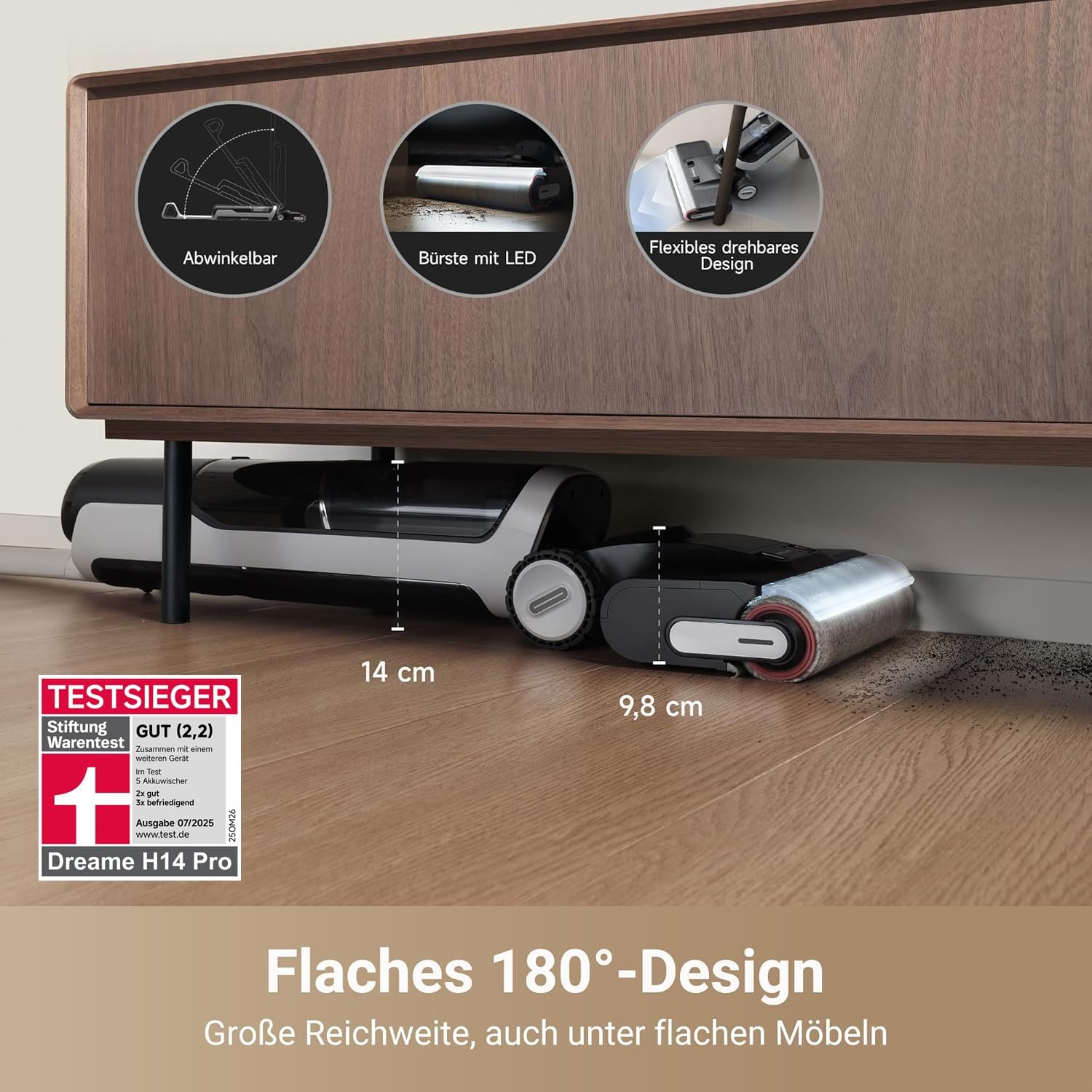 Detalle 2 de dreame H14 Pro 18.000 Pa Nass- und Trockensauger 🧹