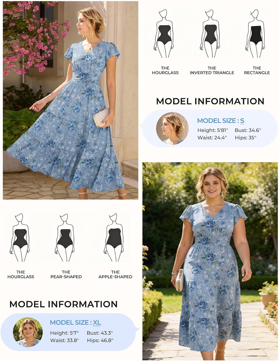 Thumbnail 6 de GRACE KARIN 2026 Women's Summer Maxi Dress with Floral Print, V-Neck, Pockets, and Side Zipper