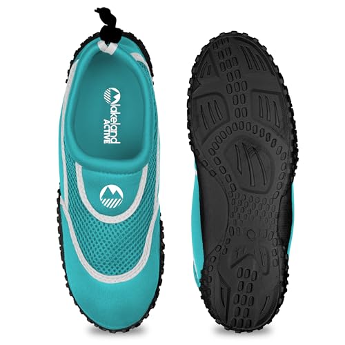 Detalle de Lakeland Active Eden Aquasport Protective Water Shoes (Teal/White) for Women